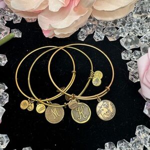 3 Alex and Ani Bracelets with Charms see photos